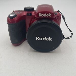 Kodak Pixpro AZ361 16MP Digital Camera 36X Astro Zoom Red w/New Battery-TESTED